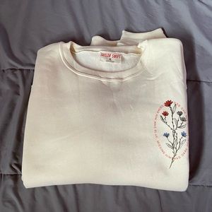 Loving Him Was Red Taylor Swift Crewneck